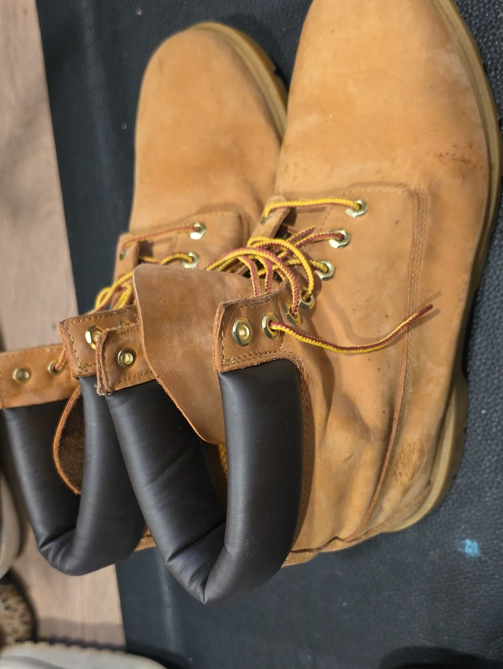 Timberland Wheat Brown Leather Work Boots